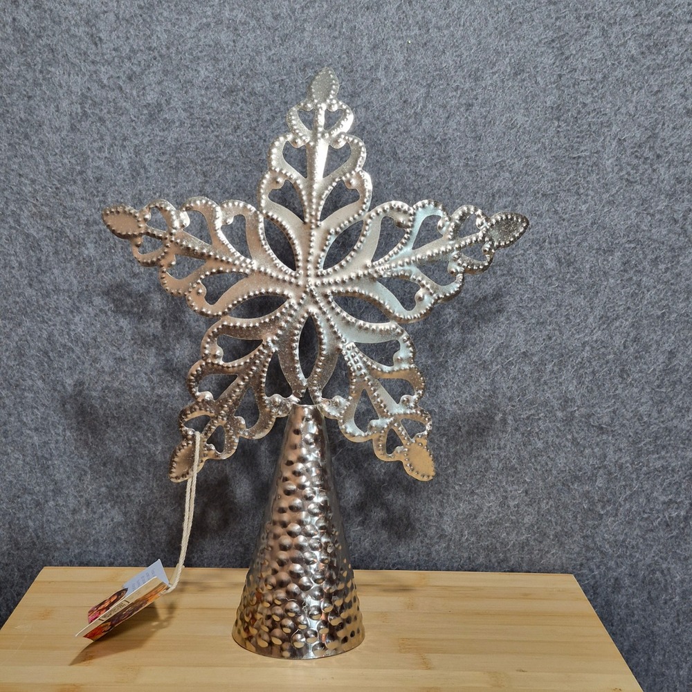 Bethel Star Tree Topper from Trades of Hope Handmade Bohemian Metal India